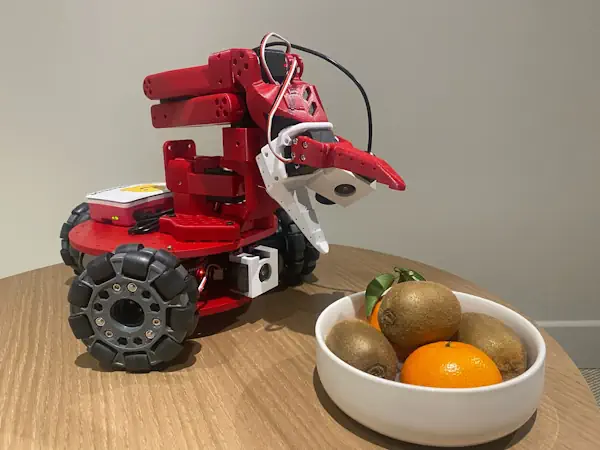 LeRobot can autonomously pick and place items like fruits