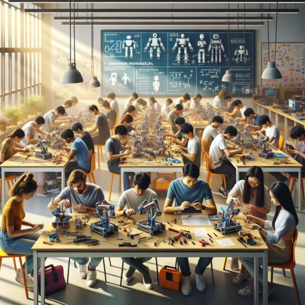 AI robotics courses: hands-on robot arm training career benefits