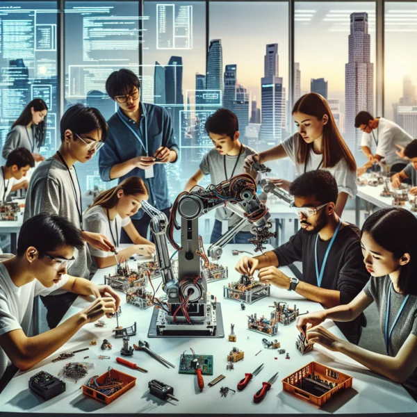 AI robotics education: benefits of hands-on learning with robot arms